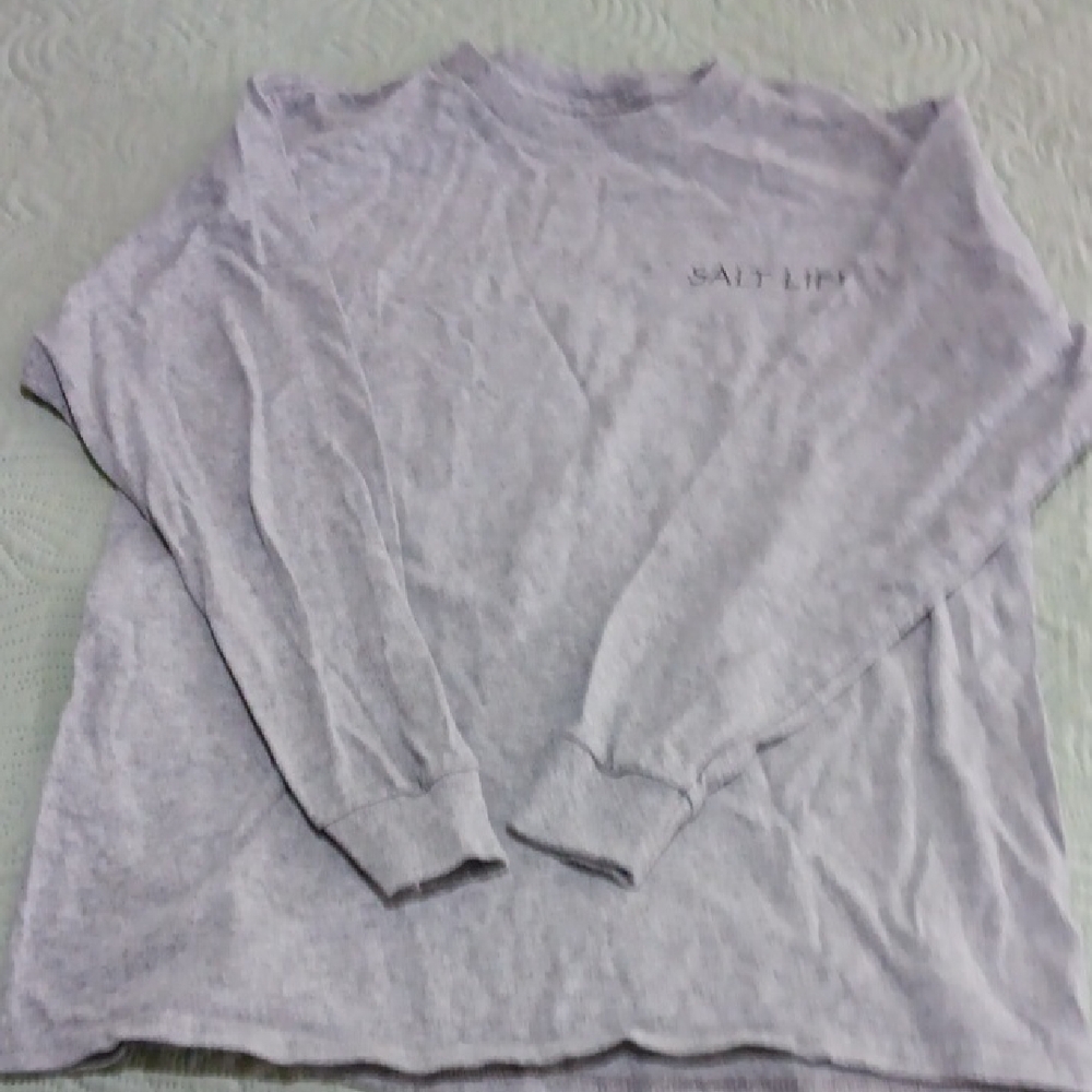 Salt Life Heather Gray Long Sleeve Tee